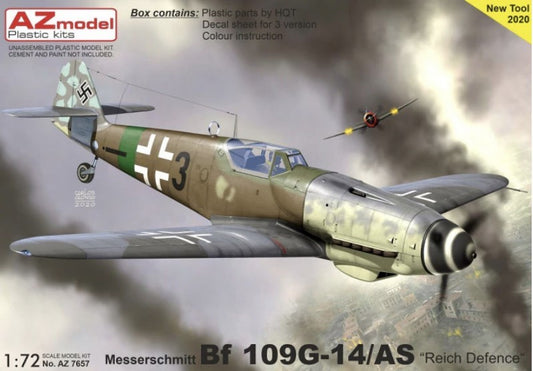 AZ Model [AZ7657] Messerschmitt Bf-109G-14/AS, 1/72