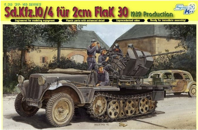 DML [6739] Sdkfz.10/4 w/ 20mm Flak 30, 1/35