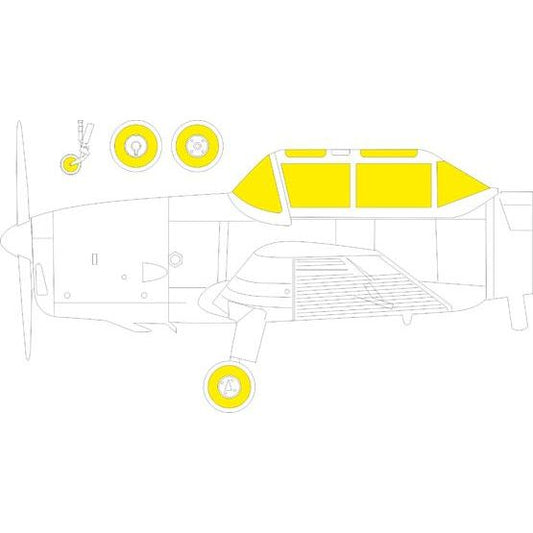Eduard [EX810] Chipmunk T.10 Mask, 1/48