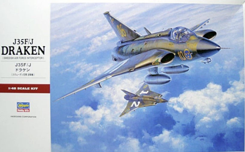 Hasegawa [07241] SAAB J.35F/J Draken, 1/48