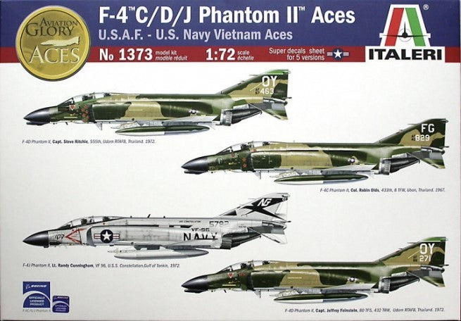 Italeri [1373] McDD F-4C/D/J Phantom II Aces, 1/72