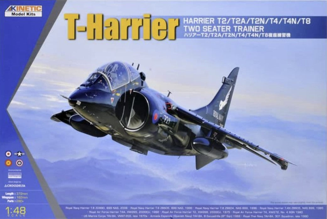 Kinetic [K48040] BAe T2/T2A/T2N/T4/T4N/T8 Harrier, 1/48