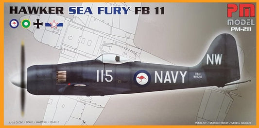 PM Model, [PM-211], Hawker Sea Fury FB.II, 1/72