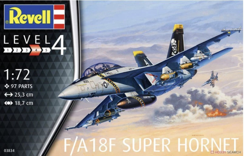 Revell [03834] McDD F/A-18F Super Hornet, 1/72