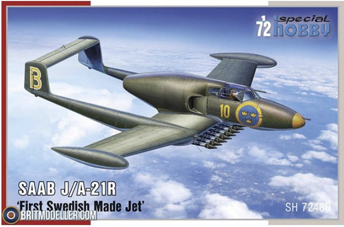 Special Hobby [SH72480] SAAB J/A-21R, 1/72