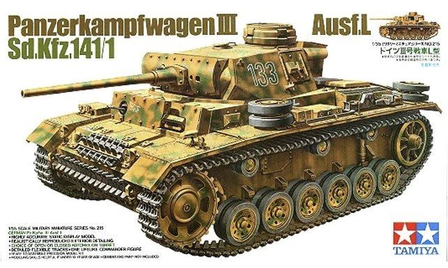 Tamiya [35215] Pzkpfw.III Ausf.L Sdkfz.141/1, 1/35