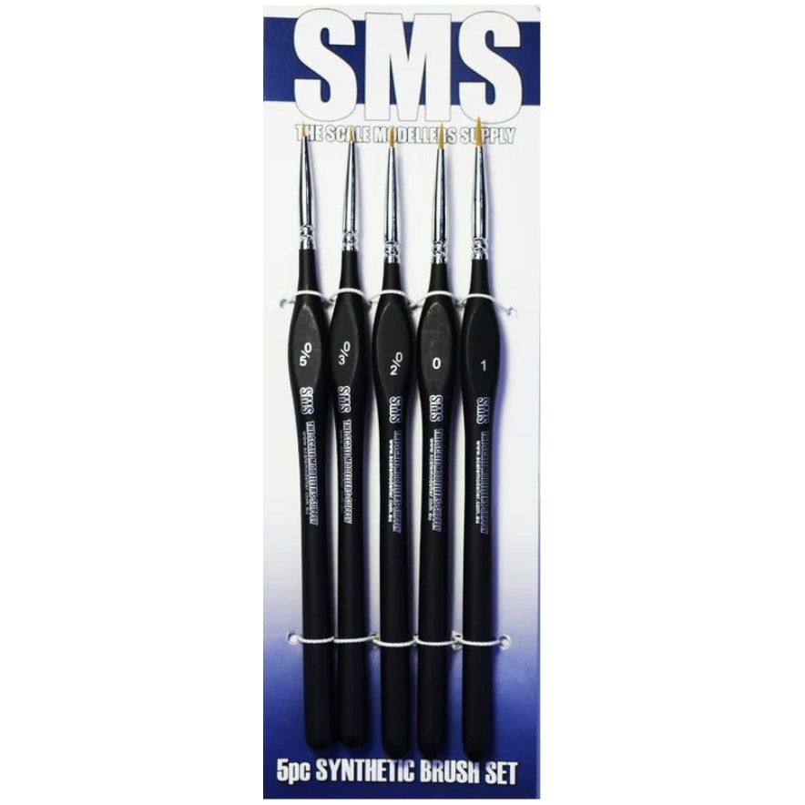 SMS [BSET03] Paint Brush Set Synthetic (5pc)