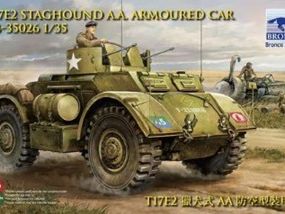 Bronco, [CB35026], T17E2 Staghound AA Armoured Car, 1/35