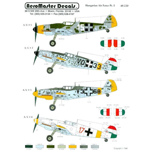 Aeromaster [AM48-220] Hungarian Air Force - part 1, 1/48