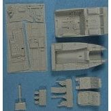 CMK [4007] Me-410B interior detail set (Revell/Monogram), 1/48