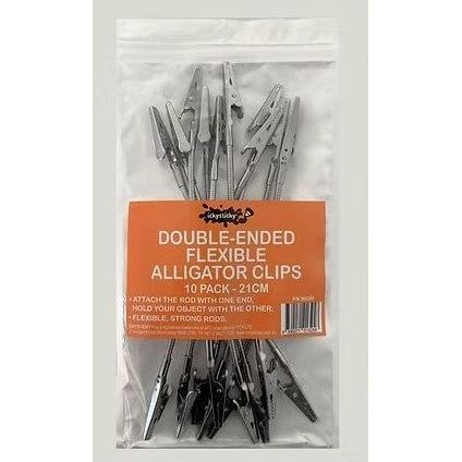 Icky Sticky [560299] Double-ended, flexible alligator clips (10 Pk)