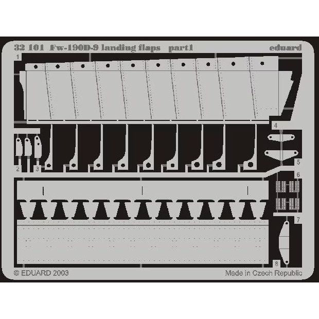 Eduard [32101], Fw-190D-9 landing flaps, 1/32