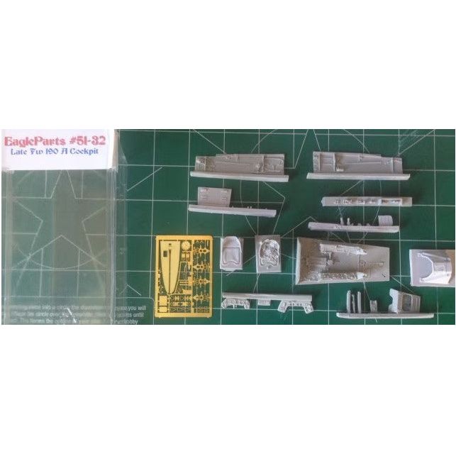 Eagle Parts [#32-51], Fw-190A-8 cockpit set, 1/32