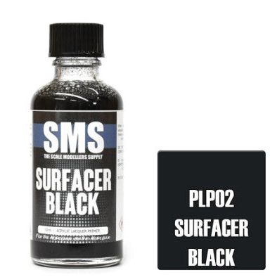 SMS [PLP02] Primer SURFACER BLACK 50ml