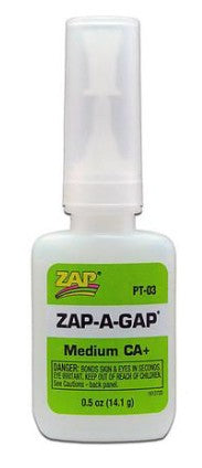 Zap-a-Gap [PT02] CA+ Medium Cyanoacrylate (Green) 1oz
