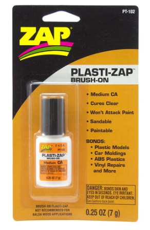 Zap-a-Gap [PT102] Plasti-Zap Brush-on Medium Cyanoacrylate 0.25oz