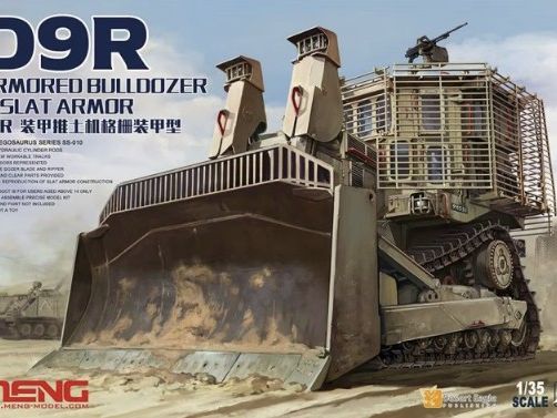 Meng [SS-010] D9R Armored Bulldozer w/Slat Armor, 1/35**