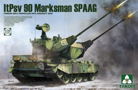 Takom [2043] ltPsv 90 Marksman SPAAG (on T-54/55), 1/35