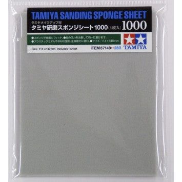 Tamiya [87149] Sanding Sponge – 1000 grit