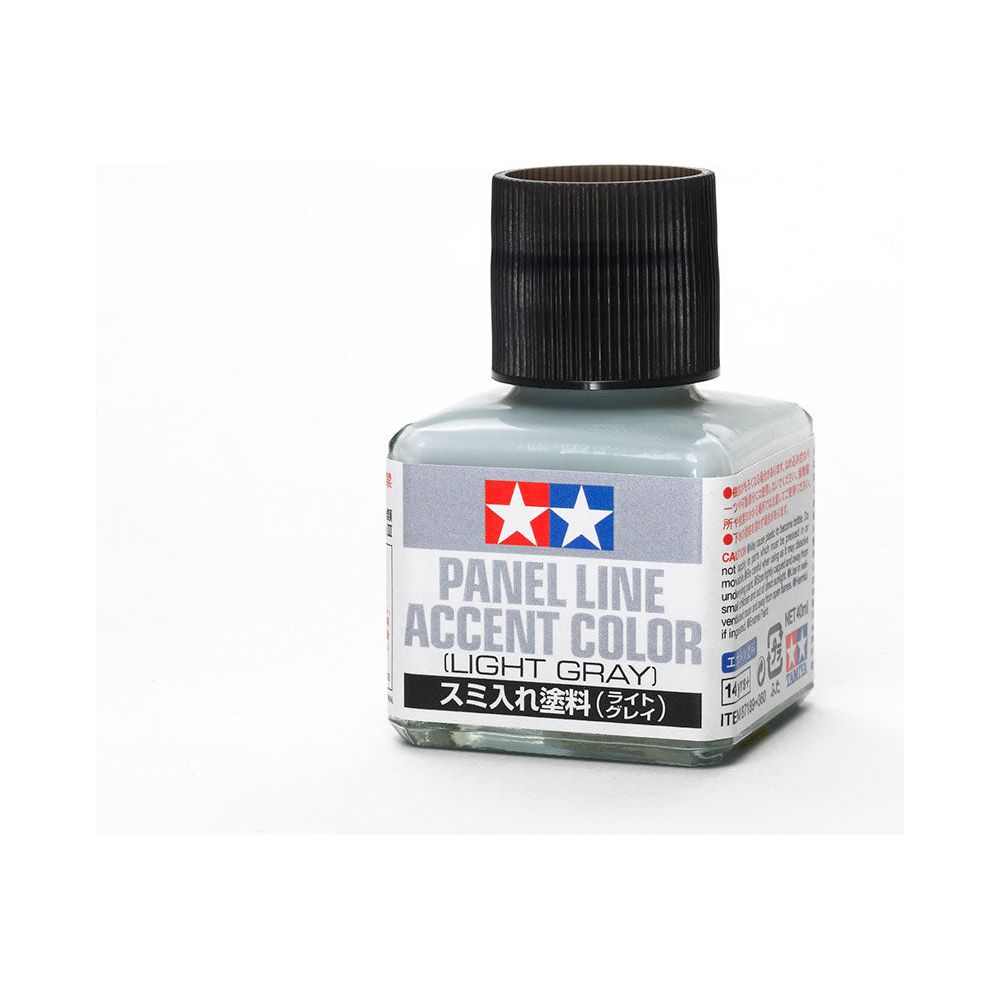 Tamiya [87140] Panel Line Accest colour (enamel) – Light Grey, 40ml