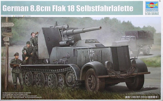 Trumpeter [01585] 88mm Flak18 Selbstfahlafette, 1/35