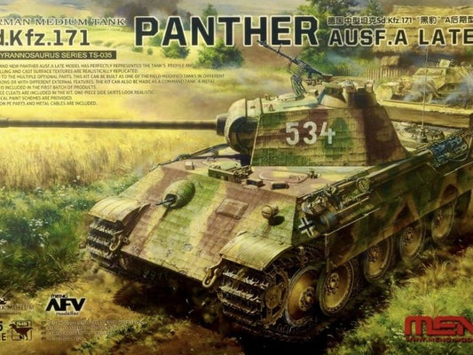 Meng [TS-035] Pzkpfw.V Panther Ausf.A Late - Sd.Kfz. 171, 1/35**