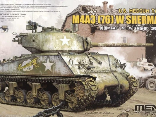 Meng [TS-043] M4A3 (76)W Sherman, 1/35**