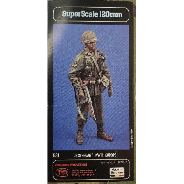 Verlinden [0531] Sergeant  US Army, WWII Europe, 120mm