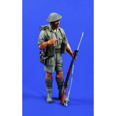 Verlinden [0534] Infantryman, 8th Army (Desert Rats), 120mm