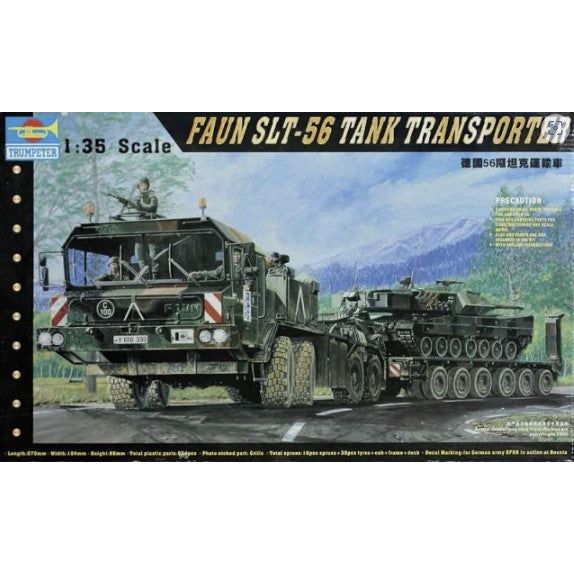 Trumpeter, [00203], Faun SLT.56 Franziska Tank Transporter, 1/35