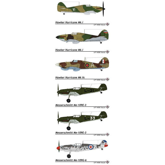 Lift Here [ 103-LH] Bugz I' - Braille Scale Yugoslav Aircraft, pt.1, 1/144 ↨