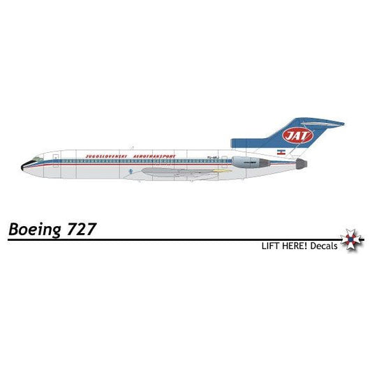 Lift Here [110-LH] 727-200 - Small Scale Yugoslav Airliners, pt.6, 1/144 ↨