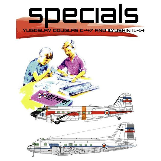 Lift Here [119-LH] Specials - Jugoslav Douglas C-47 & Ilyushin Il-14, 1/144 ↨