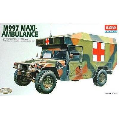 Academy, [1352], M997 (Hummer) Maxi Ambulance (bagged kit), 1/35