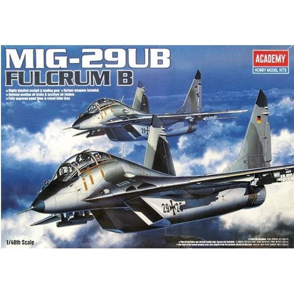 Academy, [2119], Mikoyan-Gurevich MiG-29UB Fulcrum B, 1/48