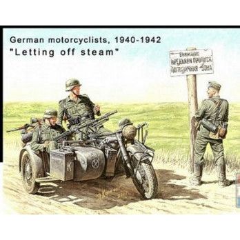Masterbox, [MB3539], BMW R75 motorcycle & sidecar plus crew - Letting off Steam 1940-1943, 1/35
