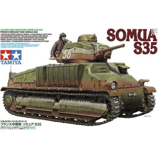 Tamiya, [35344], Somua S35 medium French tank, 1/35