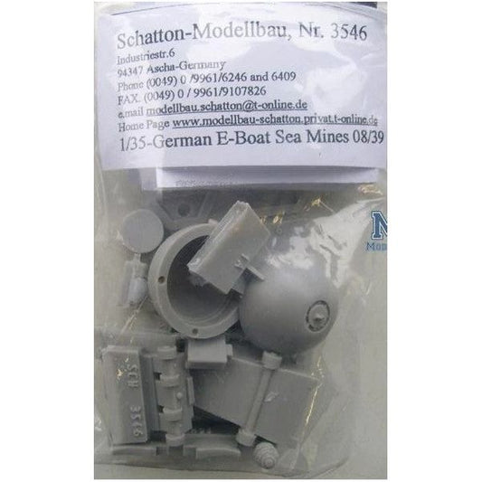 Schatton Modellbau, [3546], German Sea Mines M08/39 for S-100, 1/35