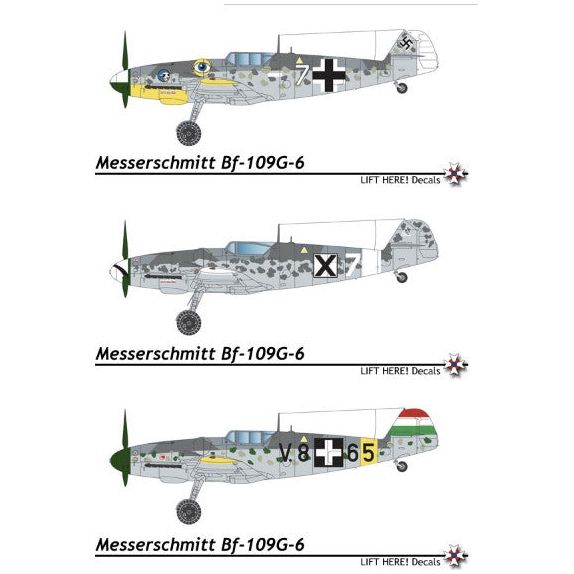 Lift Here [703-LH] "Gemischt" Axis Bf-109's over the Balkans, 1/72