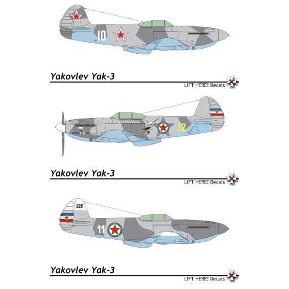 Lift Here [723-LH] "Yakz 3": Soviet Fighters in Yugoslavia, part 2, 1/72