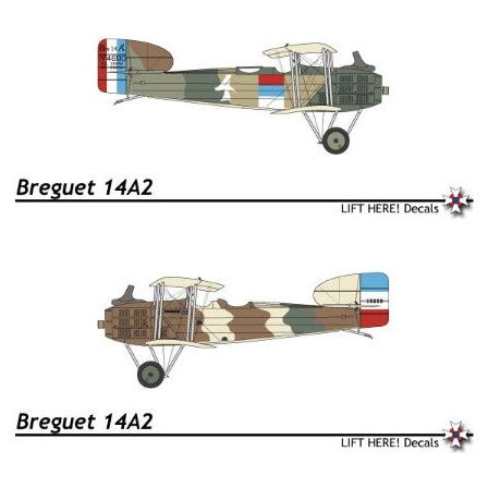 Lift Here [746-LH] Bre-14' - Breguet XIV A2 in Serbian WWI Air Force, 1/72 ↨