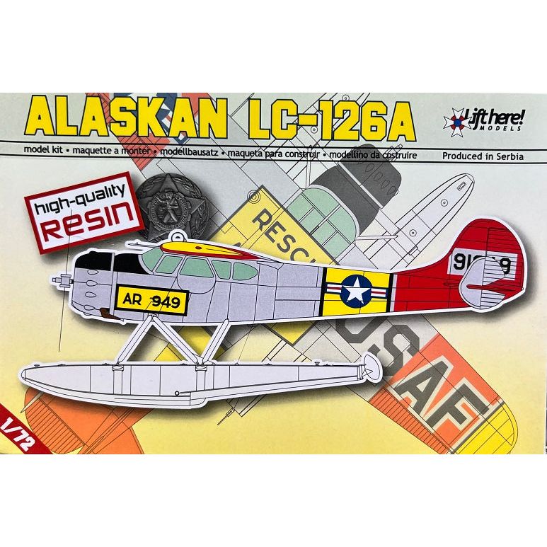 Lift Here, [LHM030] Alaskan LC-126A float plane (Cessna 195), 1/72