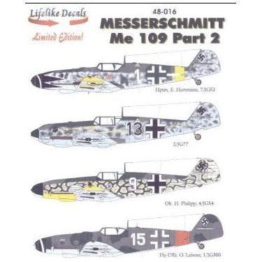 Lifelike [LL48-016] Bf-109 part 2, 1/48 ↨