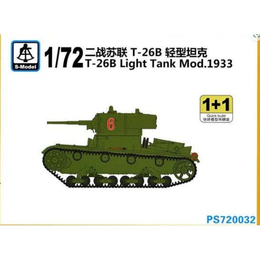 S-Model, [PS720032], T-26B Light Tank Model 1933, 1/72