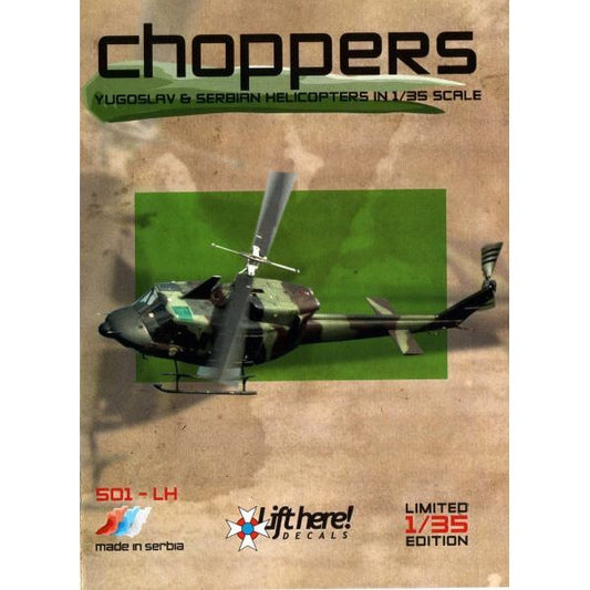 Lift Here [501-LH] Choppers - Yugoslav & Serbian Helicopters, 1/35 ↨