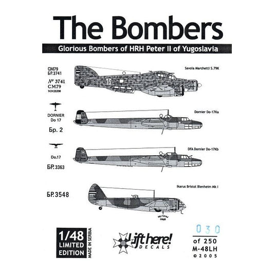 Lift Here [M-48LH] Bombers of HRH Peter II of Yugoslavia, 1/48 ↨