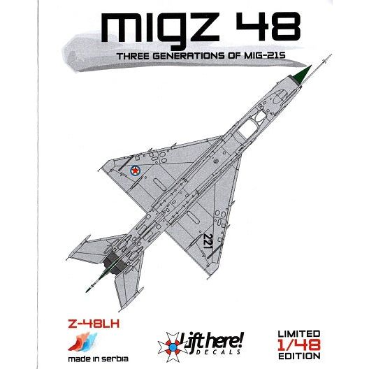 Lift Here [Z-48LH] migz 48: Three generations of MiG-21's, 1/48 ↨