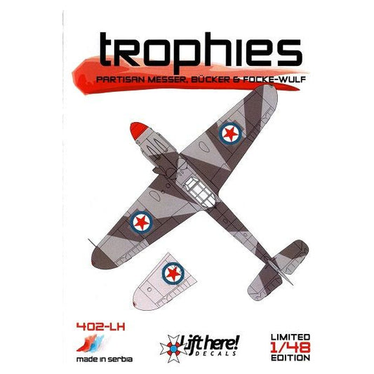 Lift Here [402-LH] trophies - Partisan Messerschmitts, Bukner & Focke Wulf's, 1/48 ↨