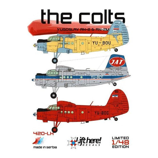 Lift Here [420-LH] “The Colts”, Yugoslav An-2 & An-2M, 1/48 ↨