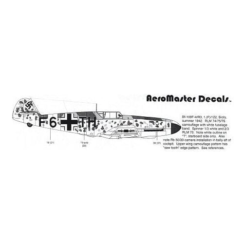 Aeromaster [AM48-062] Augsburg Eagles Part II, Bf-109 collection, 1/48